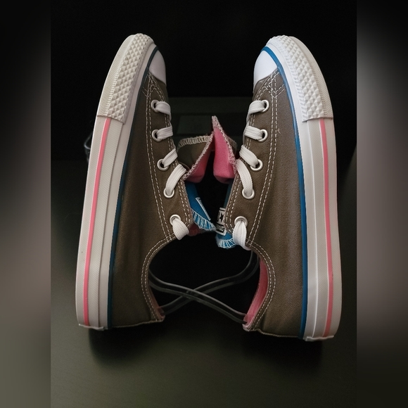 Converse All Star Double Tongue Gray/Pink size Junior US 3/EUR 35 - Picture 6 of 12